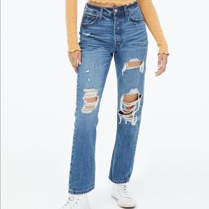 Aeropostale 90’s Super High Rise Straight Jeans